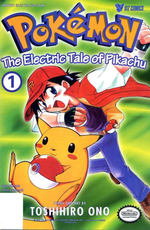 Pokémon: The Electric Tale of Pikachu #1 (VF) 1st Appearance of Pikachu 11th Printing, Comic Book, buy comic books online, online comic book store canada, sell comic books, online, comic websites, comic store,  vintige comic books, comic book store guelph, comic book store,  Long Box Silver's Comics 