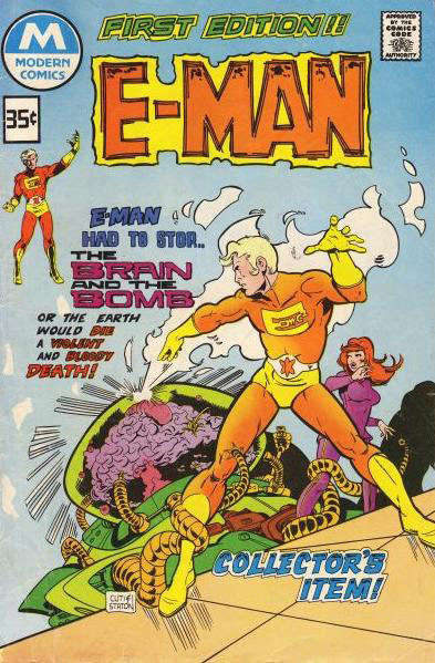 E-Man (1st Series) #1 (VF), Comic Book, buy comic books online, online comic book store canada, sell comic books, online, comic websites, comic store,  vintige comic books, comic book store guelph, comic book store,  Long Box Silver's Comics 