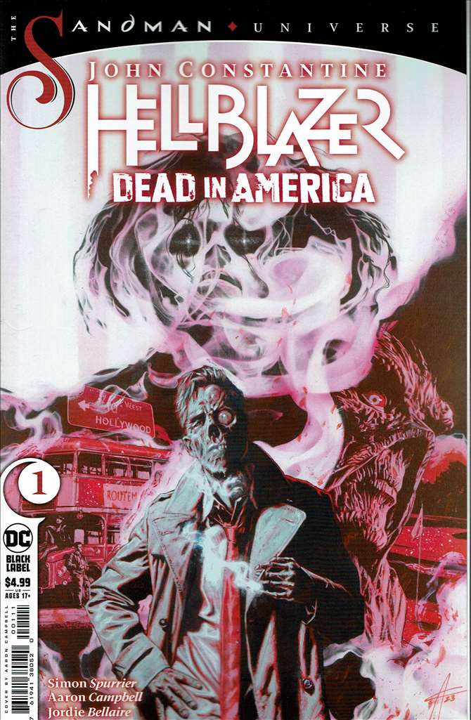 John Constantine, Hellblazer: Dead in America #1/A, Comic Book, Back Issue, buy comic books online, order comics online, marvel comics, sell comic books, online, comic websites, comic store,  vintige comic books, comic book store guelph, comic book store, comic book store near me, Long Box Silver's Comic Book Store