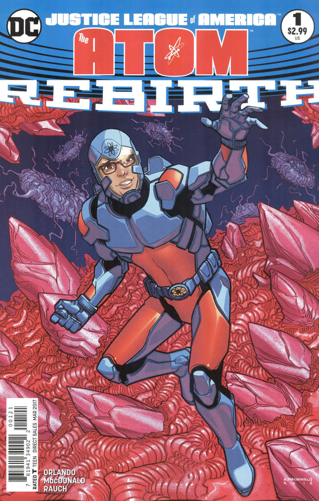 Justice League of America: The Atom—Rebirth #1/A (VF-NM), Comic Book, buy comic books online, online comic book store canada, sell comic books, online, comic websites, comic store,  vintige comic books, comic book store guelph, comic book store,  Long Box Silver's Comics 