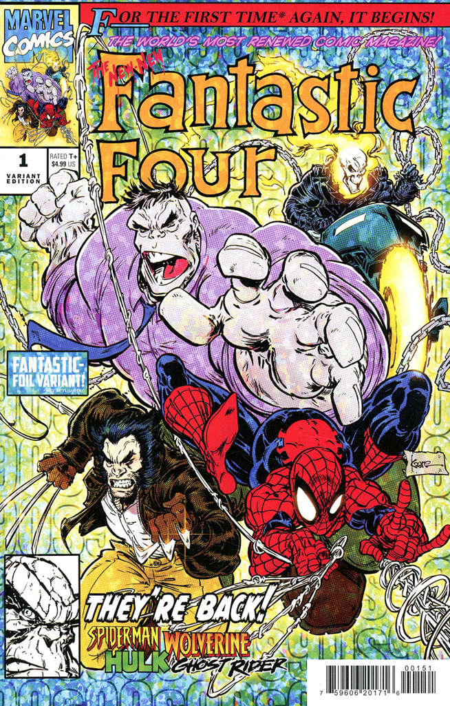 New Fantastic Four #1/D (VF-NM), Comic Book, buy comic books online, online comic book store canada, sell comic books, online, comic websites, comic store,  vintige comic books, comic book store guelph, comic book store,  Long Box Silver's Comics 