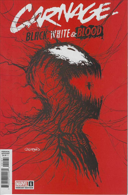 Carnage: Black, White & Blood #1/E, Comic Book, Back Issue, buy comic books online, order comics online, marvel comics, sell comic books, online, comic websites, comic store,  vintige comic books, comic book store guelph, comic book store, comic book store near me, Long Box Silver's Comic Book Store