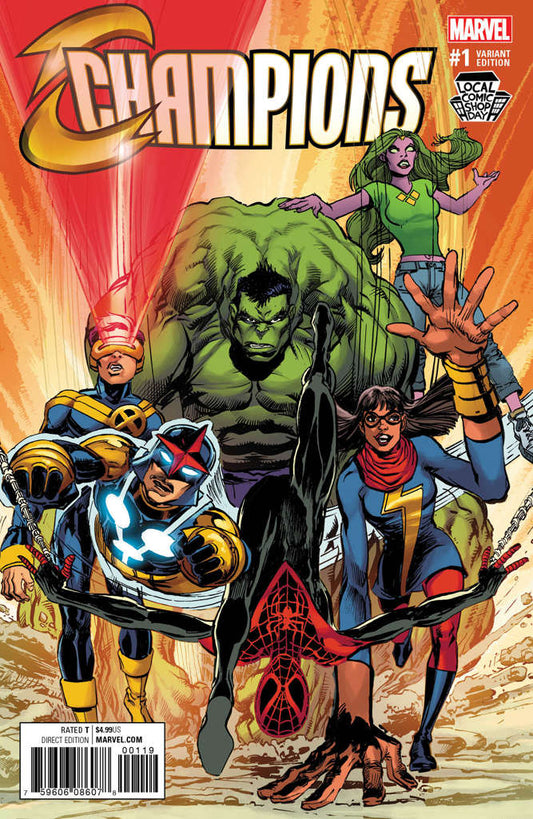 Champions #1/S (VF-NM), Comic Book, Back Issue, buy comic books online, online comic book store canada, sell comic books, online, comic websites, comic store,  vintige comic books, comic book store guelph, comic book store, comic book store near me, Long Box Silver's Comics 