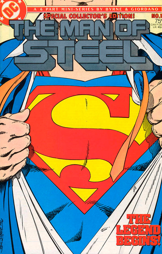Man of Steel, The (Mini-Series) #1/SC (VF-NM), Comic Book, buy comic books online, online comic book store canada, sell comic books, online, comic websites, comic store,  vintige comic books, comic book store guelph, comic book store,  Long Box Silver's Comics 