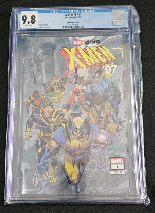 X-Men ’97 Whatnot Silver Cover X by Salvador Larroca Limited to 500 #1/X CGC 9.8