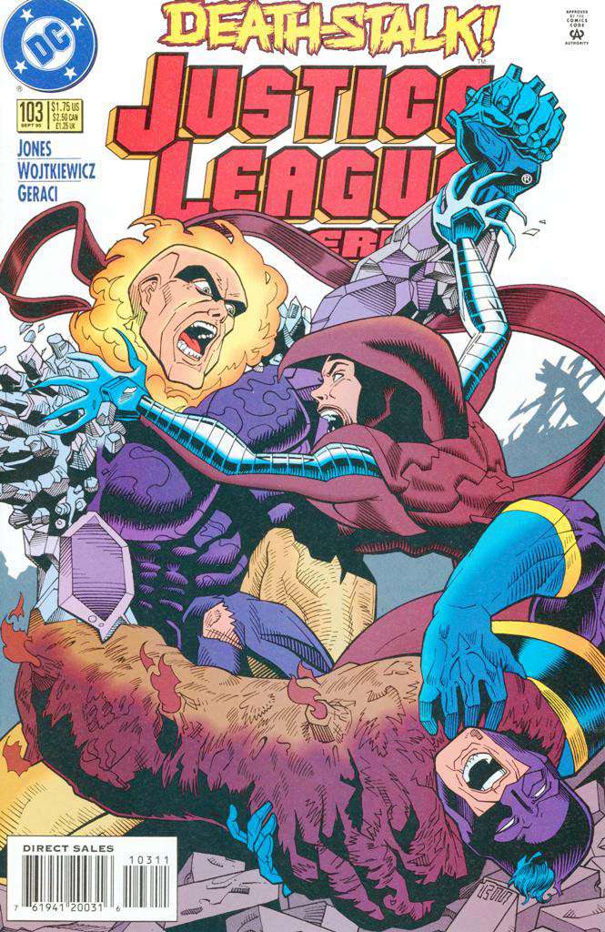 Justice League America #103 (VF-NM), Comic Book, Back Issue, buy comic books online, online comic book store canada, sell comic books, online, comic websites, comic store,  vintige comic books, comic book store guelph, comic book store, comic book store near me, Long Box Silver's Comics 