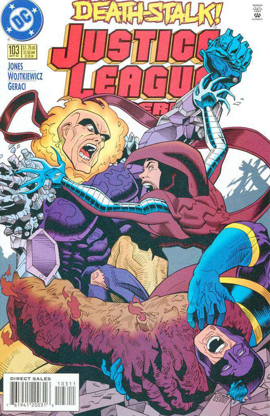 Justice League America #103 (VF-NM), Comic Book, Back Issue, buy comic books online, online comic book store canada, sell comic books, online, comic websites, comic store,  vintige comic books, comic book store guelph, comic book store, comic book store near me, Long Box Silver's Comics 