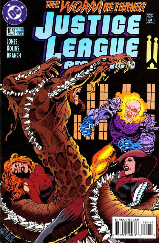Justice League America #104 (VF-NM), Comic Book, Back Issue, buy comic books online, online comic book store canada, sell comic books, online, comic websites, comic store,  vintige comic books, comic book store guelph, comic book store, comic book store near me, Long Box Silver's Comics 