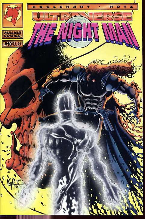 Night Man, The #10, Comic Book, Back Issue, buy comic books online, order comics online, marvel comics, sell comic books, online, comic websites, comic store,  vintige comic books, comic book store guelph, comic book store, comic book store near me, Long Box Silver's Comic Book Store