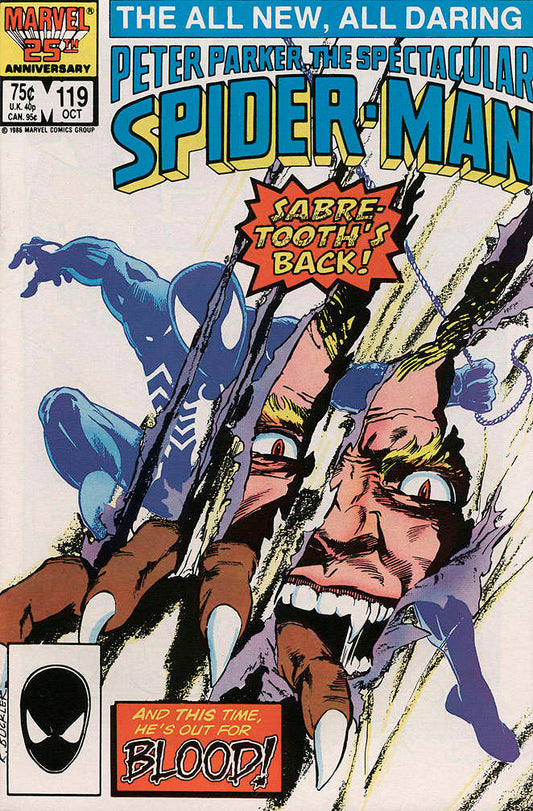 Spectacular Spider-Man, The #119 (VF), Comic Book, buy comic books online, online comic book store canada, sell comic books, online, comic websites, comic store,  vintige comic books, comic book store guelph, comic book store,  Long Box Silver's Comics 