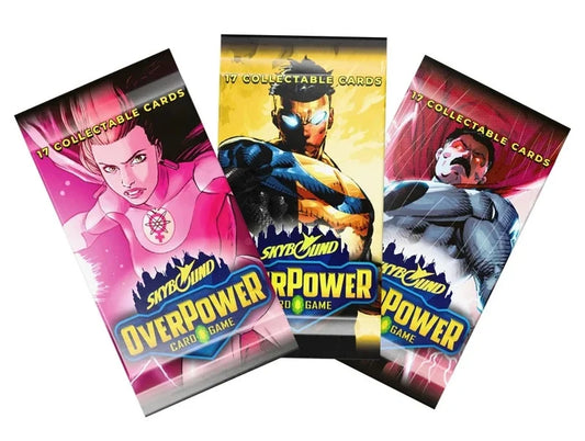 OVERPOWER: SKYBOUND INVINCIBLE AND WALKING DEAD CCG BOOSTER PACKS
