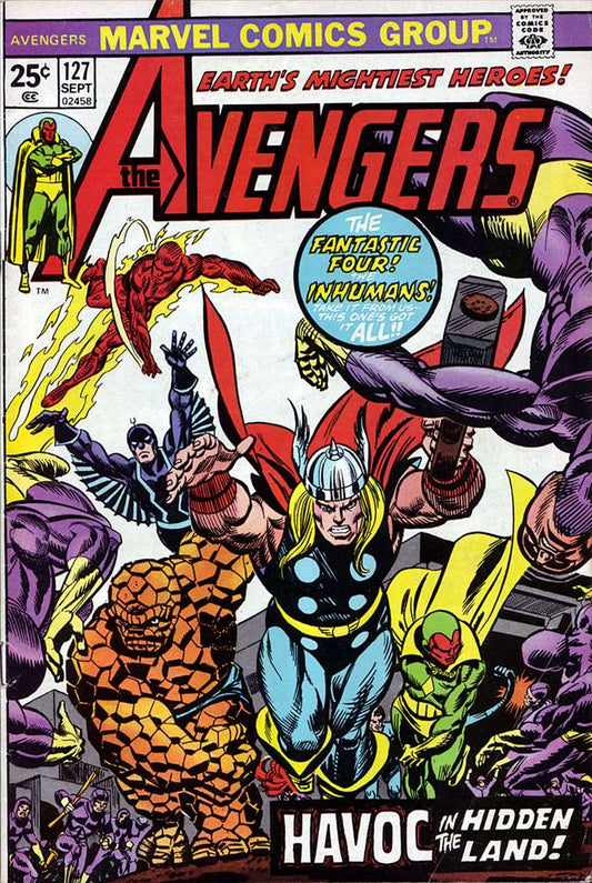 Avengers, The #127, Comic Book, Back Issue, buy comic books online, order comics online, marvel comics, sell comic books, online, comic websites, comic store,  vintige comic books, comic book store guelph, comic book store, comic book store near me, Long Box Silver's Comic Book Store