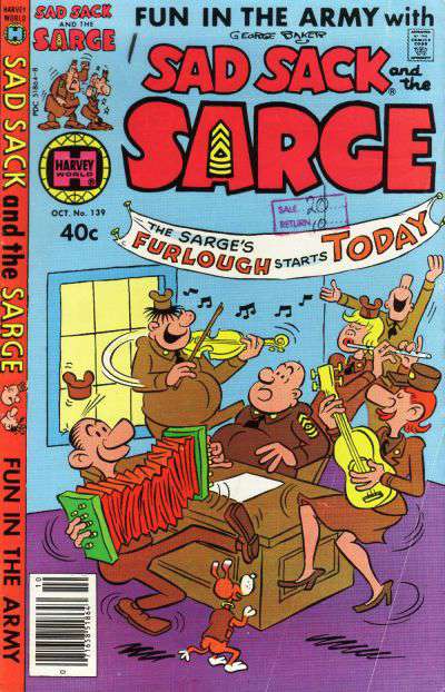 Sad Sack & The Sarge #139 (VF), Comic Book, buy comic books online, online comic book store canada, sell comic books, online, comic websites, comic store,  vintige comic books, comic book store guelph, comic book store,  Long Box Silver's Comics