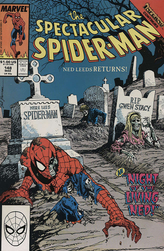 Spectacular Spider-Man, The #148 (VF-NM), Comic Book, buy comic books online, online comic book store canada, sell comic books, online, comic websites, comic store,  vintige comic books, comic book store guelph, comic book store,  Long Box Silver's Comics 
