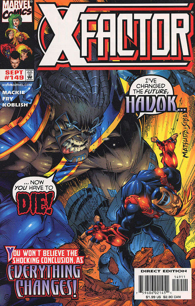 X-Factor #149 (VF), Comic Book, Back Issue, buy comic books online, online comic book store canada, sell comic books, online, comic websites, comic store,  vintige comic books, comic book store guelph, comic book store, comic book store near me, Long Box Silver's Comics 