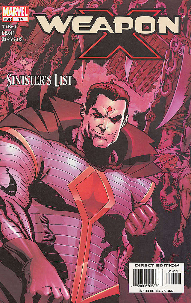 Weapon X (2nd Series) 15 Issue Set #1-15 (VF-NM)