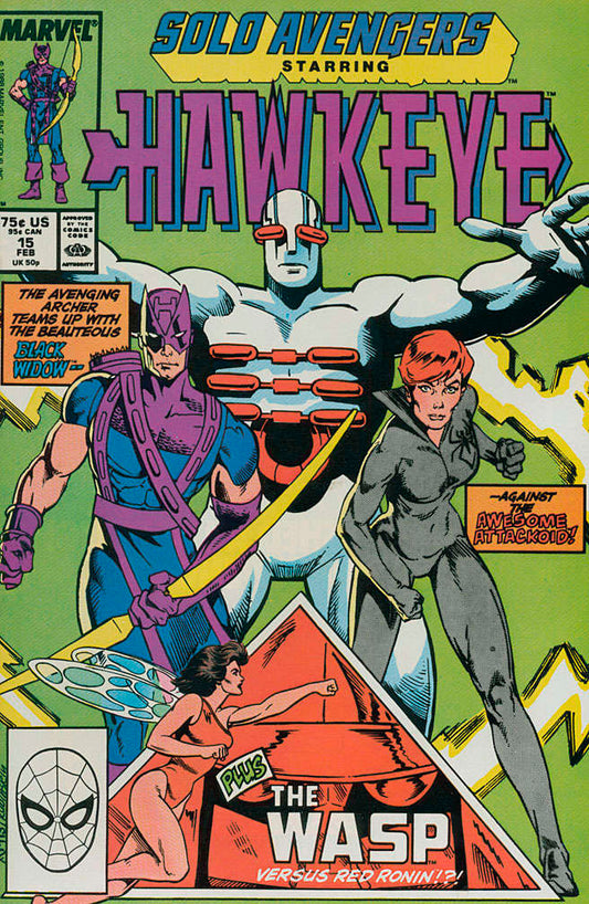 Solo Avengers #15 (F), Comic Book, Back Issue, buy comic books online, order comics online, marvel comics, sell comic books, online, comic websites, comic store,  vintige comic books, comic book store guelph, comic book store, comic book store near me, Long Box Silver's Comic Book Store