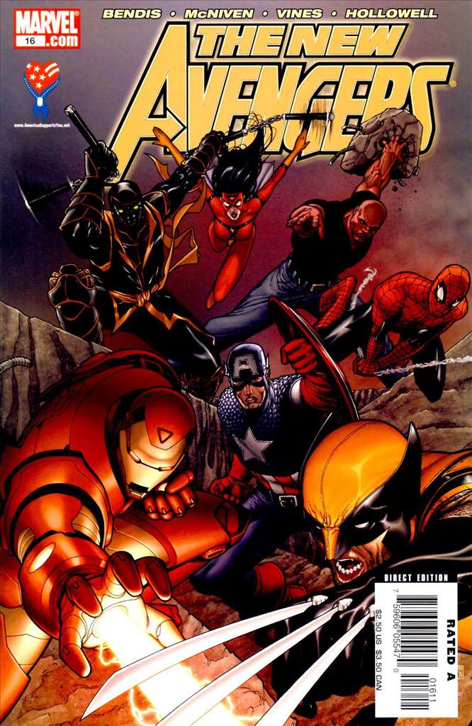 New Avengers (VF-NM) #16, Comic Book, Back Issue, buy comic books online, order comics online, marvel comics, sell comic books, online, comic websites, comic store,  vintige comic books, comic book store guelph, comic book store, comic book store near me, Long Box Silver's Comic Book Store