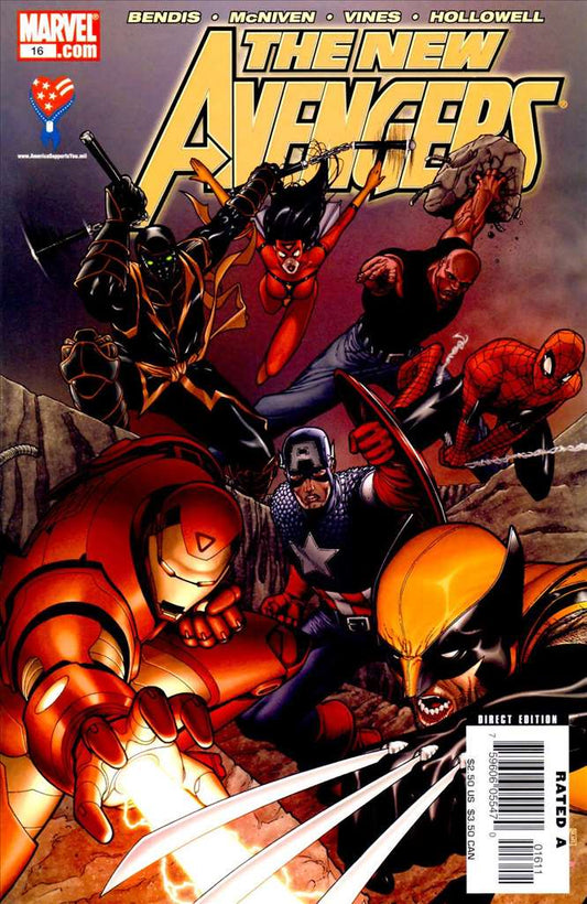 New Avengers (VF-NM) #16, Comic Book, Back Issue, buy comic books online, order comics online, marvel comics, sell comic books, online, comic websites, comic store,  vintige comic books, comic book store guelph, comic book store, comic book store near me, Long Box Silver's Comic Book Store