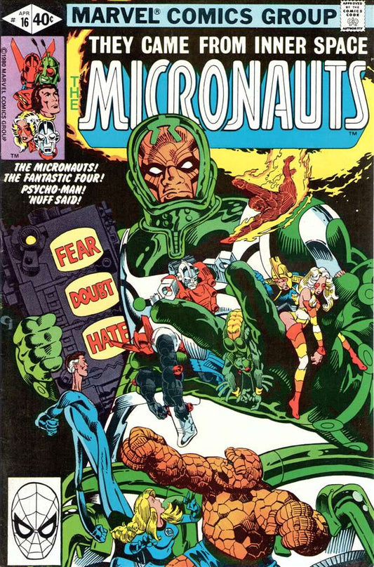 Micronauts (Vol. 1) #16, Comic Book, Back Issue, buy comics online, comic book store guelph, online comic book store, local comic shop, Long Box Silver's Comics