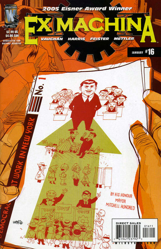 Ex Machina #16 (VF-NM), Comic Book, buy comic books online, online comic book store canada, sell comic books, online, comic websites, comic store,  vintige comic books, comic book store guelph, comic book store,  Long Box Silver's Comics 