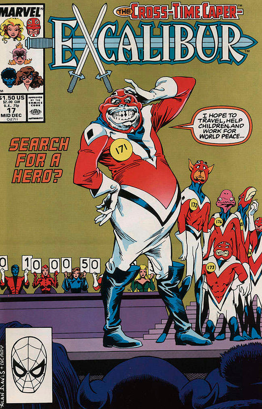 Excalibur #17 (VF-NM), Comic Book, Back Issue, buy comic books online, online comic book store canada, sell comic books, online, comic websites, comic store,  vintige comic books, comic book store guelph, comic book store, comic book store near me, Long Box Silver's Comics 