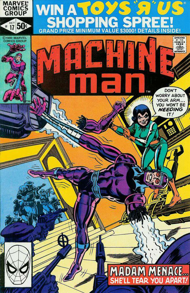 Machine Man #17 (VF-NM), Comic Book, buy comic books online, online comic book store canada, sell comic books, online, comic websites, comic store,  vintige comic books, comic book store guelph, comic book store,  Long Box Silver's Comics 
