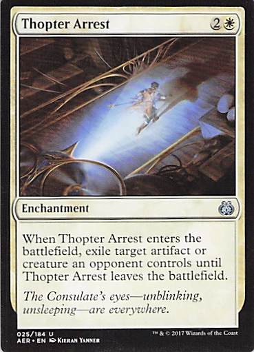 Thopter Arrest Aether Revolt #25 Uncommon Near Mint or Better