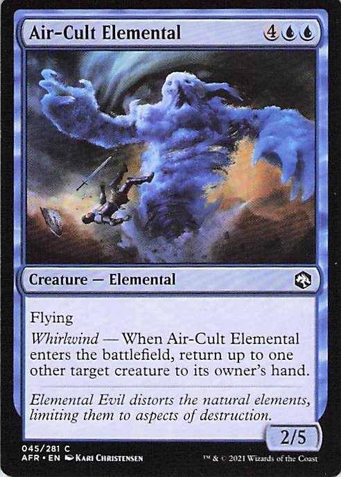 Air-Cult Elemental Adventures in the Forgotten Realms #45 Common Near Mint or Better