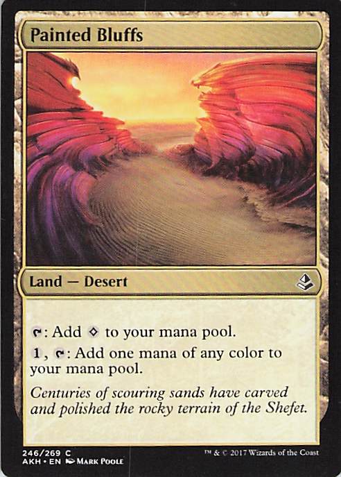 Painted Bluffs Amonkhet #246 Common Near Mint or Better