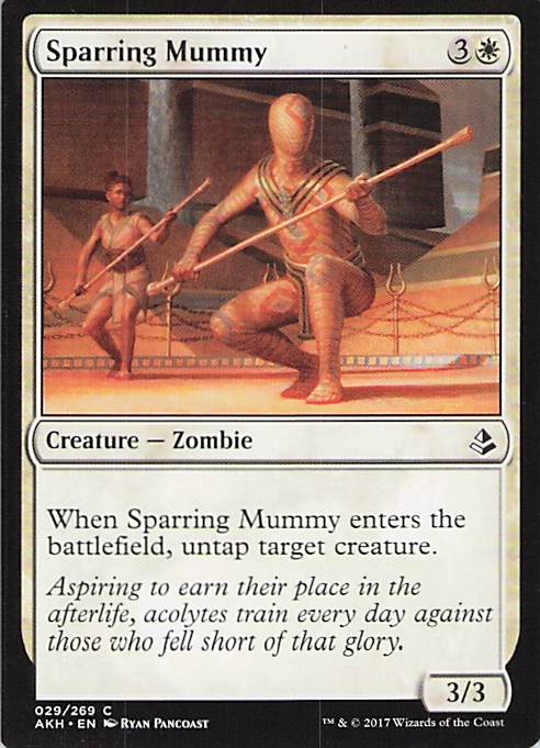 Sparring Mummy Amonkhet #29 Common Near Mint or Better