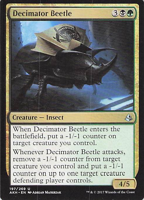 Decimator Beetle Amonkhet #197 Uncommon Near Mint or Better