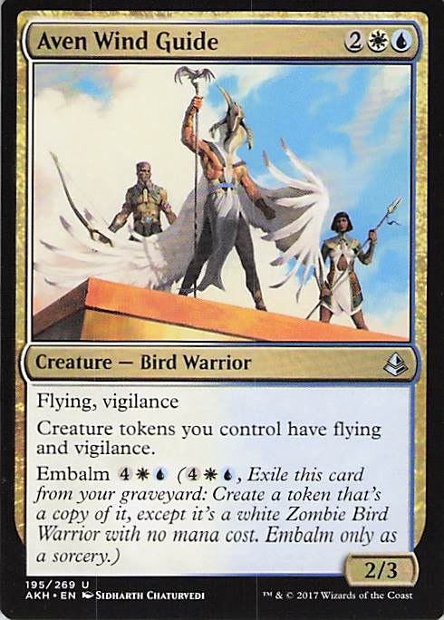 Aven Wind Guide Amonkhet #195 Uncommon Near Mint or Better