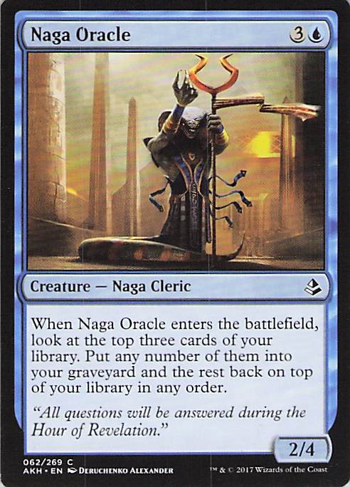 Naga Oracle Amonkhet #62 Common Near Mint or Better