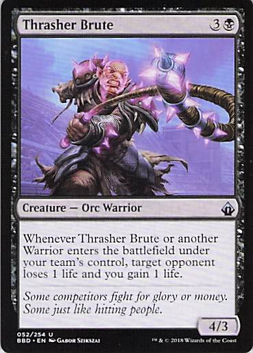 Thrasher Brute Battlebond #52 Uncommon Near Mint or Better