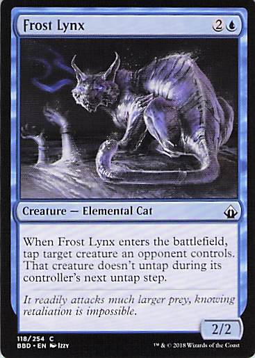 Frost Lynx Battlebond #118 Common Near Mint or Better