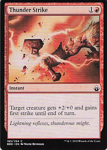 Thunder Strike Battlebond #185 Common Near Mint or Better