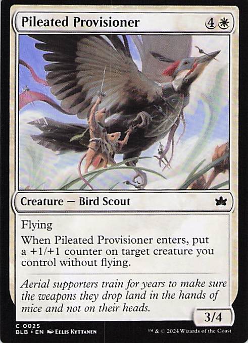 Pileated Provisioner Bloomburrow #25 Common Near Mint or Better