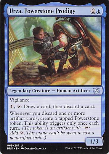 Urza, Powerstone Prodigy The Brothers' War #69 Uncommon Near Mint or Better