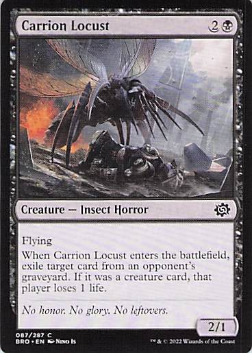 Carrion Locust The Brothers' War #87 Common Near Mint or Better