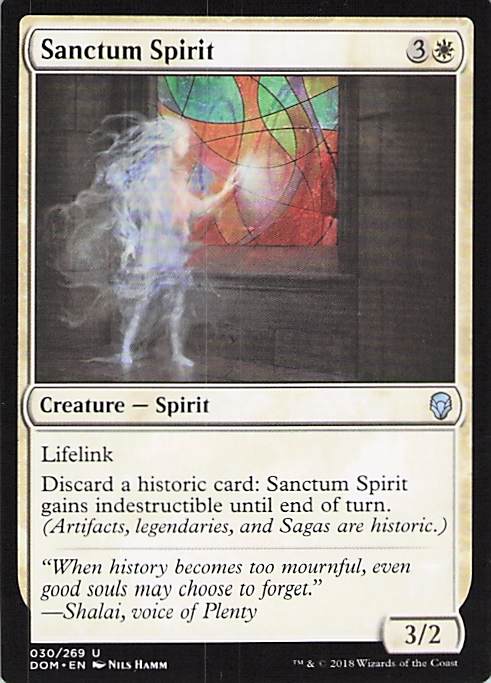 Sanctum Spirit Dominaria #30 Uncommon Near Mint or Better