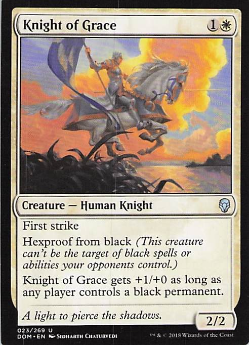 Knight of Grace Dominaria #23 Uncommon Near Mint or Better