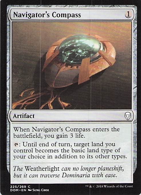 Navigator's Compass Dominaria #225 Common Near Mint or Better