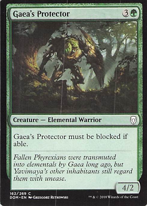 Gaea's Protector Dominaria #162 Common Near Mint or Better