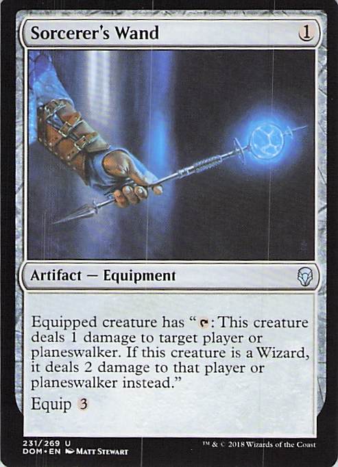 Sorcerer's Wand Dominaria #231 Uncommon Near Mint or Better