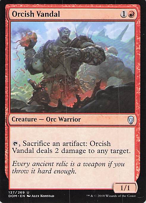 Orcish Vandal Dominaria #137 Uncommon Near Mint or Better