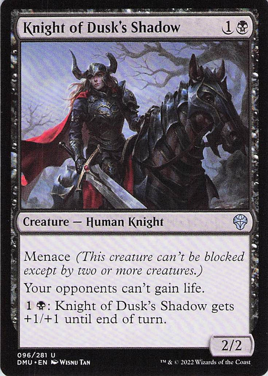 Knight of Dusk's Shadow Dominaria United #96 Uncommon Near Mint or Better