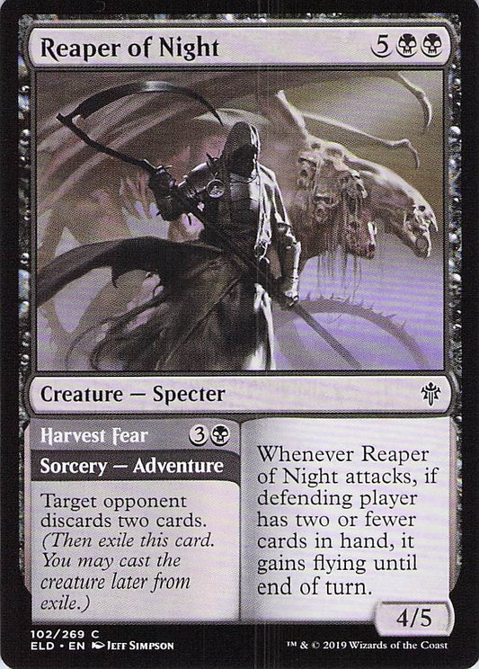 Reaper of Night Throne of Eldraine #102 Common Near Mint or Better