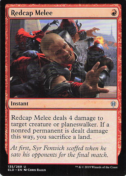 Redcap Melee Throne of Eldraine #135 Uncommon Near Mint or Better