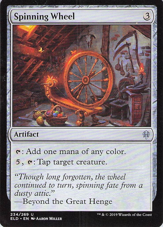 Spinning Wheel Throne of Eldraine #234 Uncommon Near Mint or Better